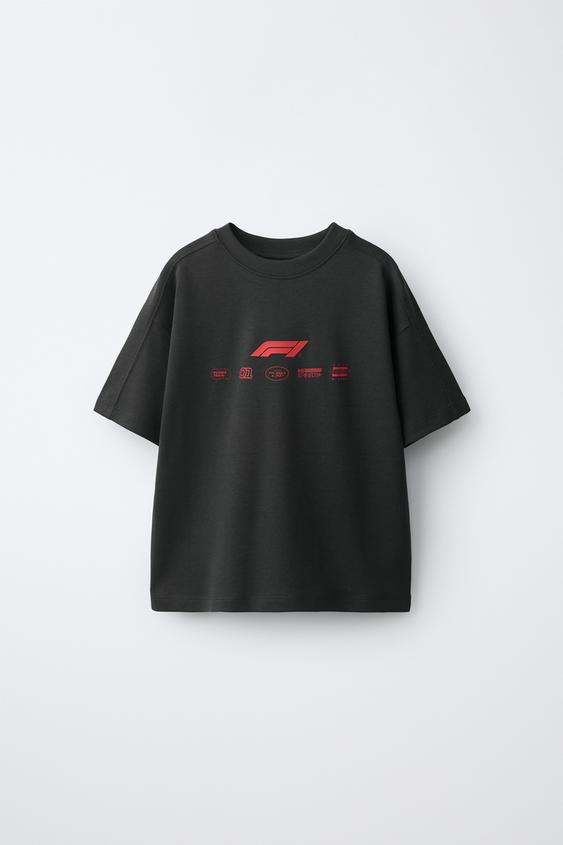 PLAYERA ESTAMPADA FORMULA 1® - Gris antracita de Zara - Imagen 0