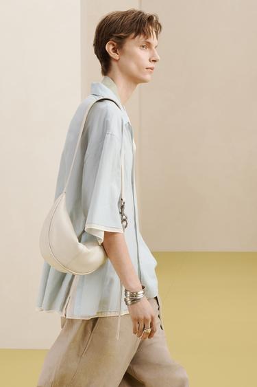 DBL LYR SHRT - Light blue by Zara - Image 4