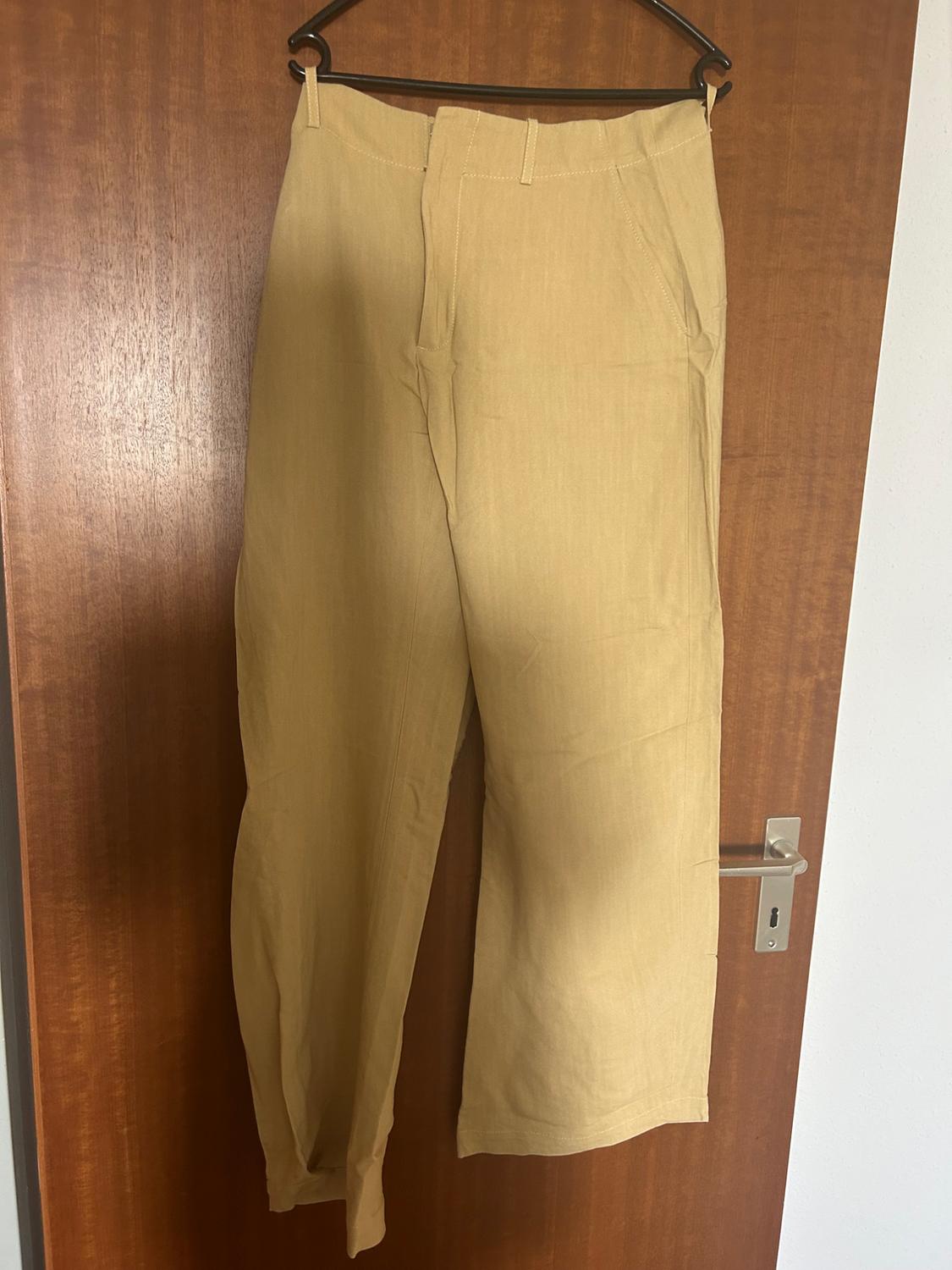 WIDE-LEG LINEN-BLEND TROUSERS - LIMITED EDITION - Image 5
