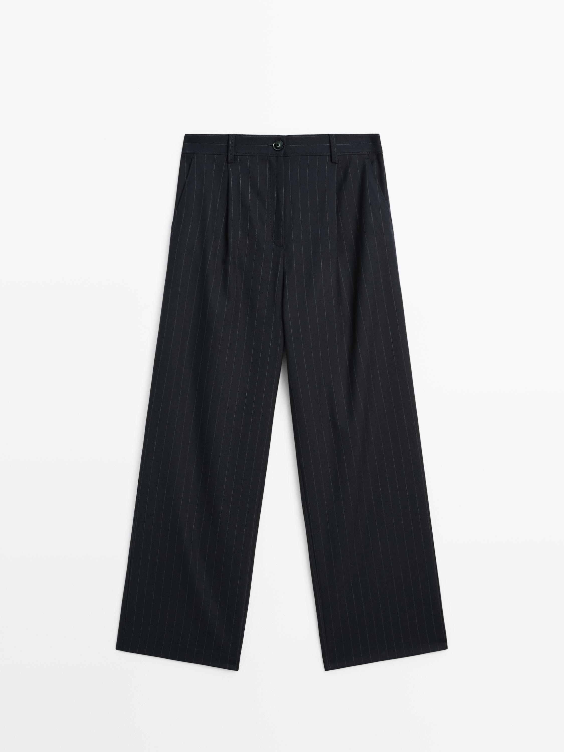 Pantalon large à rayures tennis