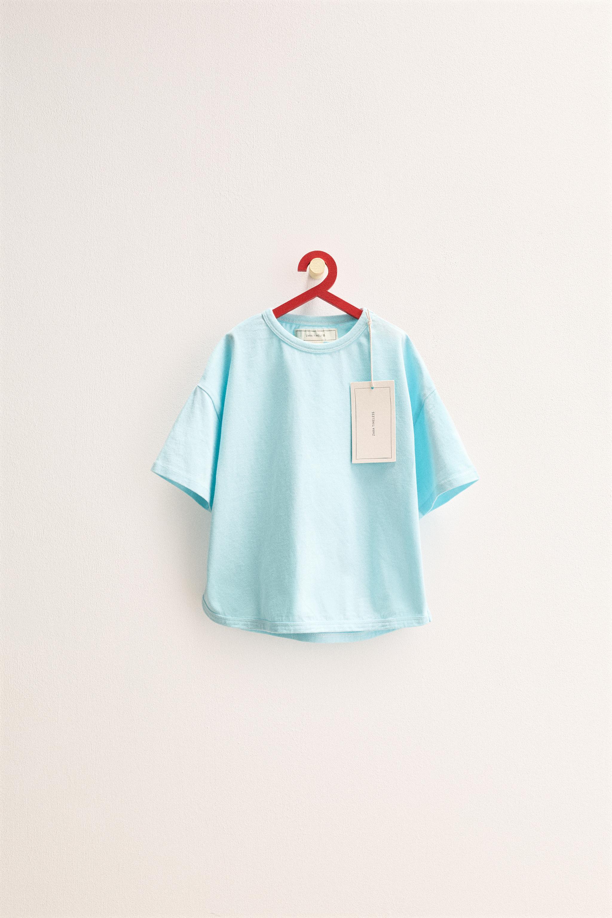 ZARA TIMELESS - PLAIN COTTON T-SHIRT