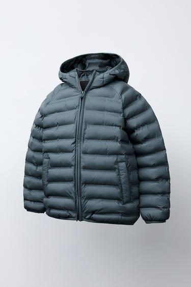 ULTRALIGHT WATER-REPELLENT JACKET - Blue / Grey by Zara