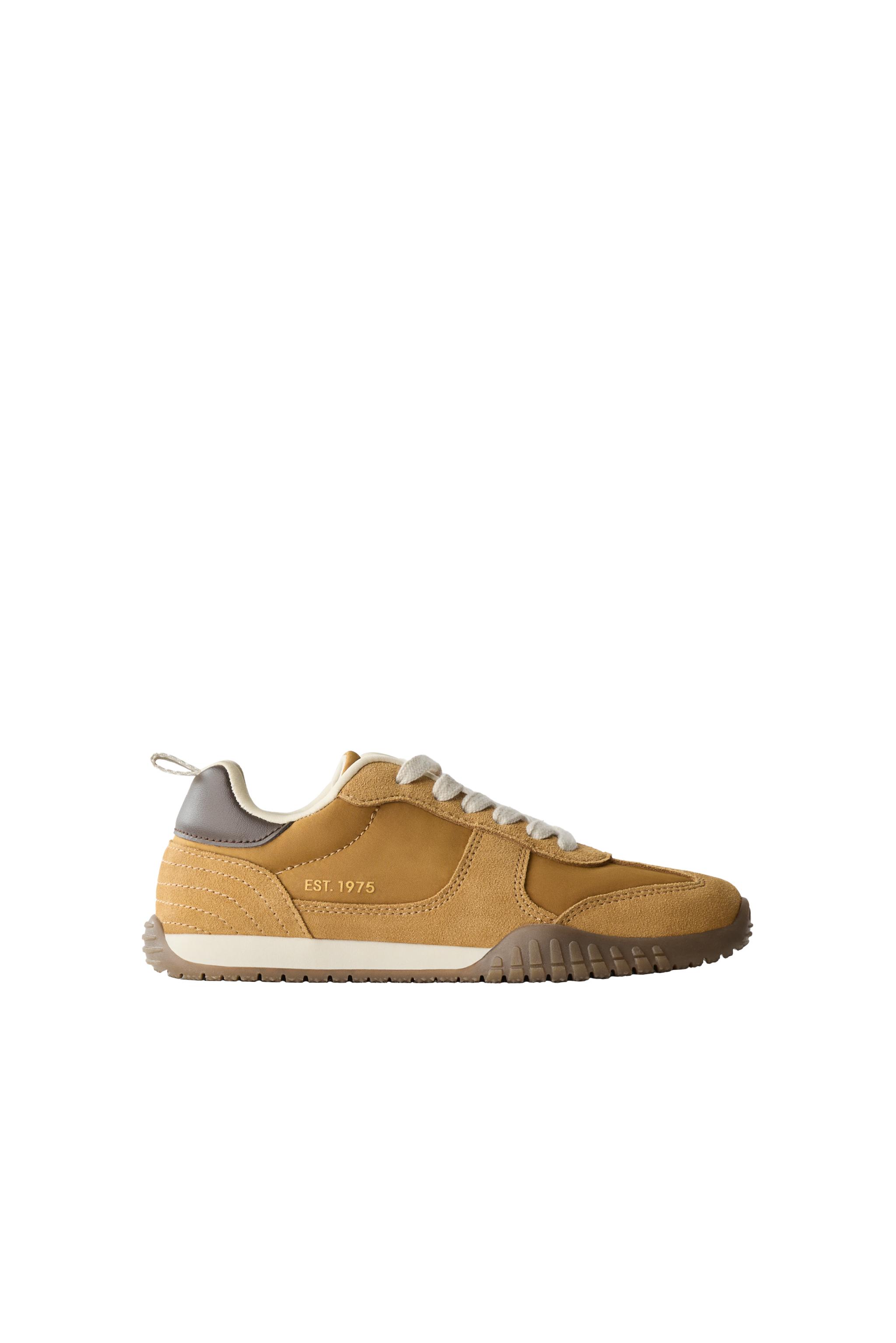 コンビネーションスニーカー - マスタード | ZARA Japan / 日本