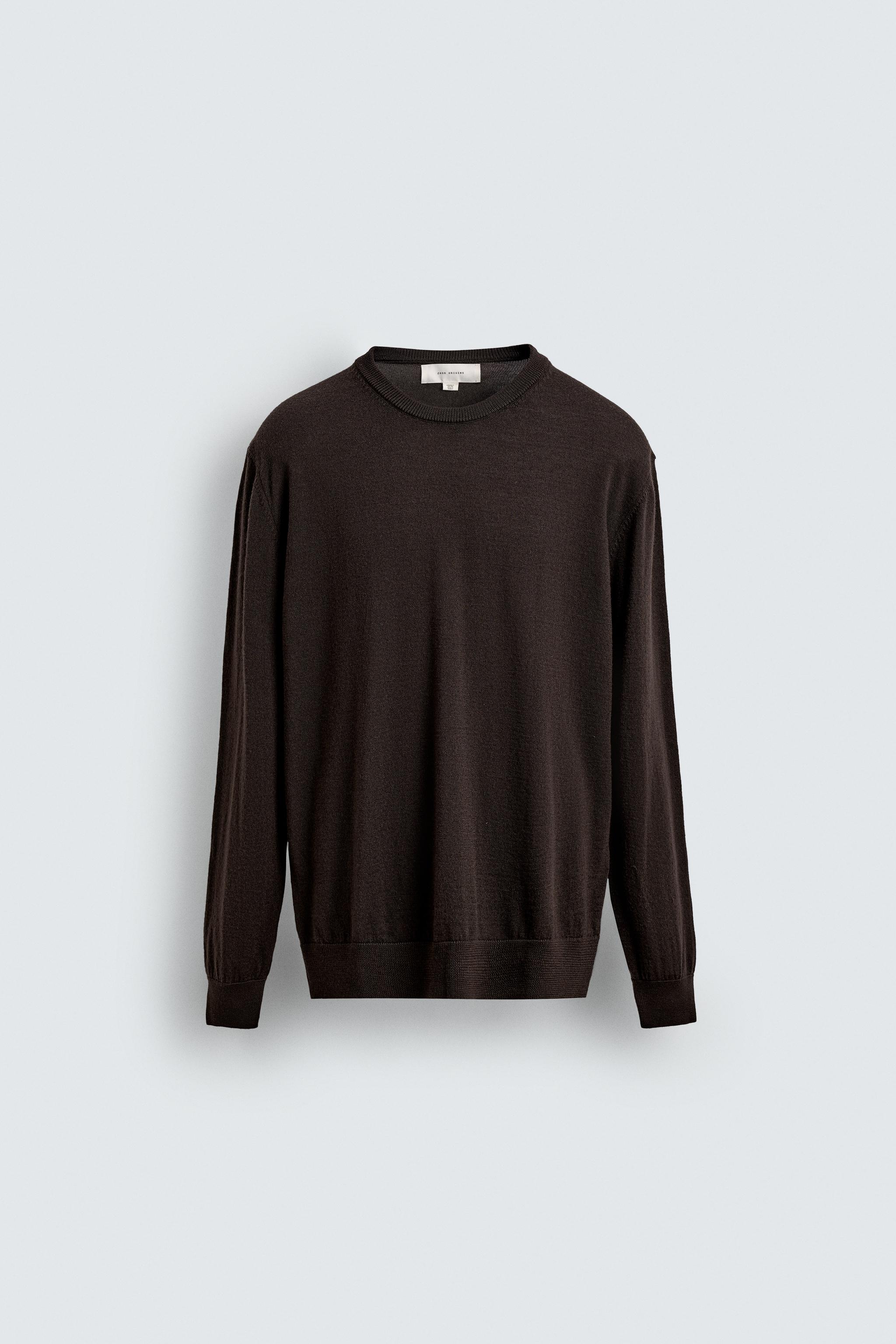 ウール100%セーター - ネイビーブルー | ZARA Japan / 日本