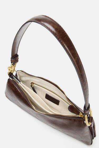 SAC PORTÉ ÉPAULE ALLONGÉ - Chocolat de Zara - Image 6