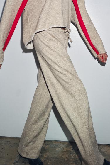 PANTALON RUSTIQUE - Marron clair de Zara - Image 3
