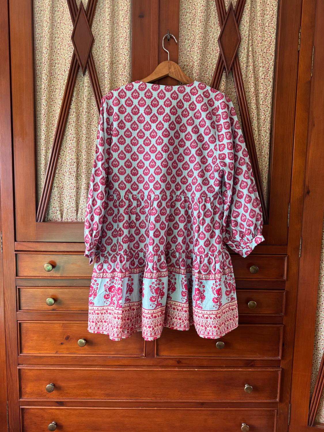 OVERSIZED PRINTED DRESS - Image 4