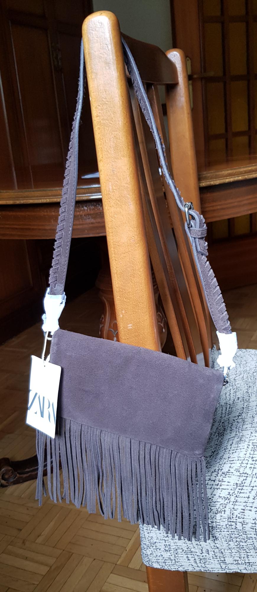Z3D LEATHER BAG WITH FRINGING - Image 2