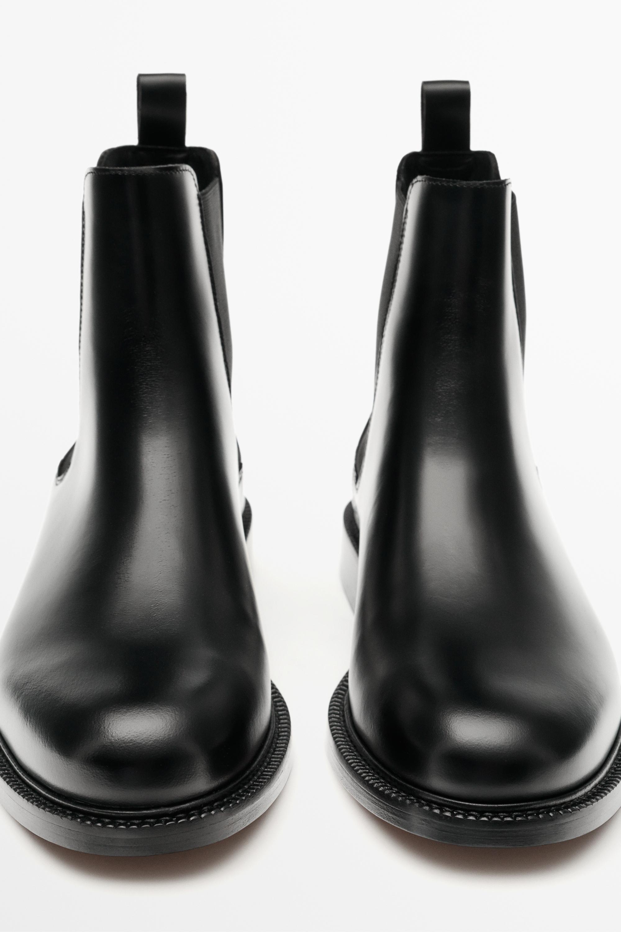 Bottines chelsea en cuir
