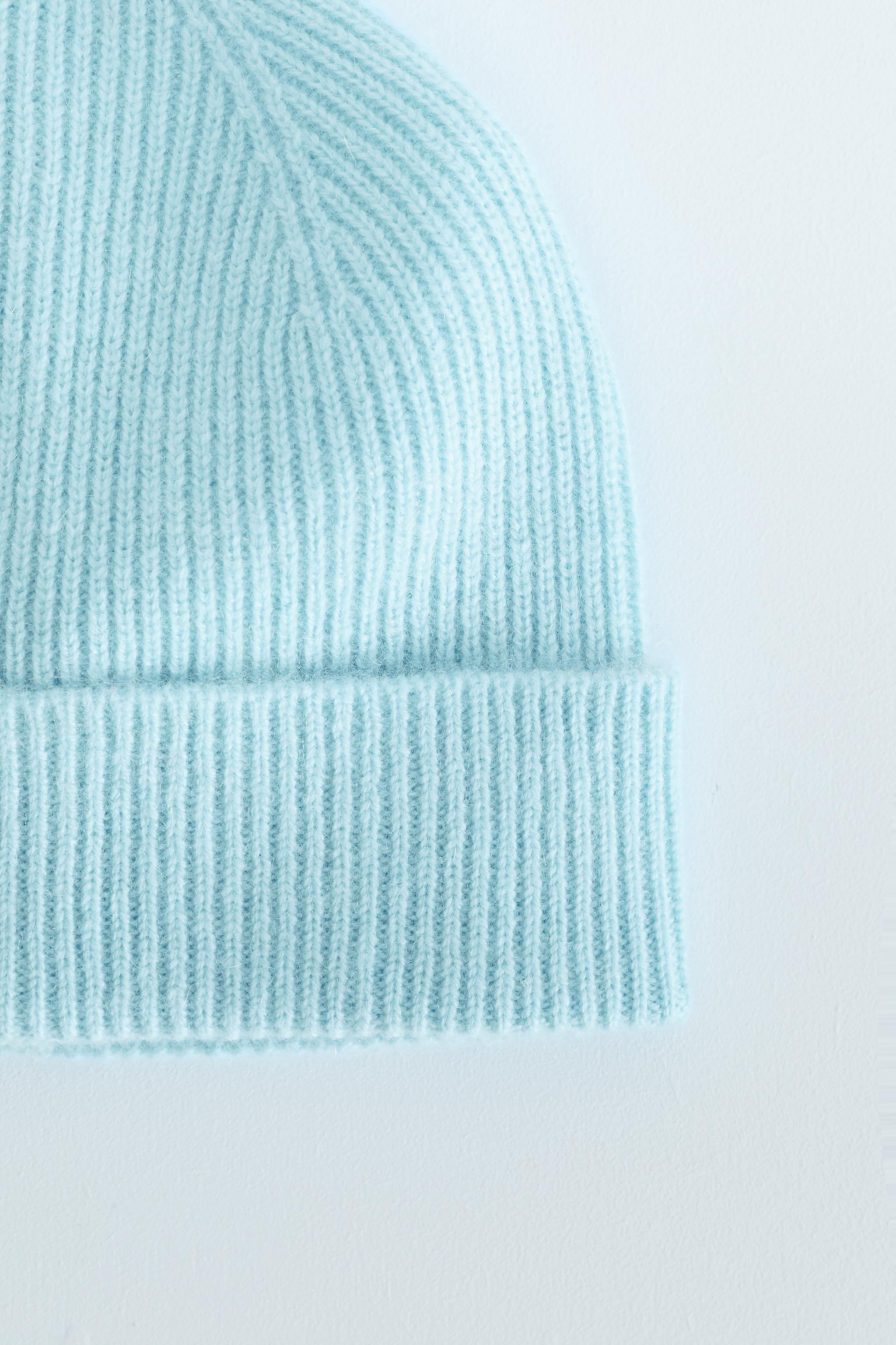 ZARA TIMELESS - BONNET 100 % CACHEMIRE