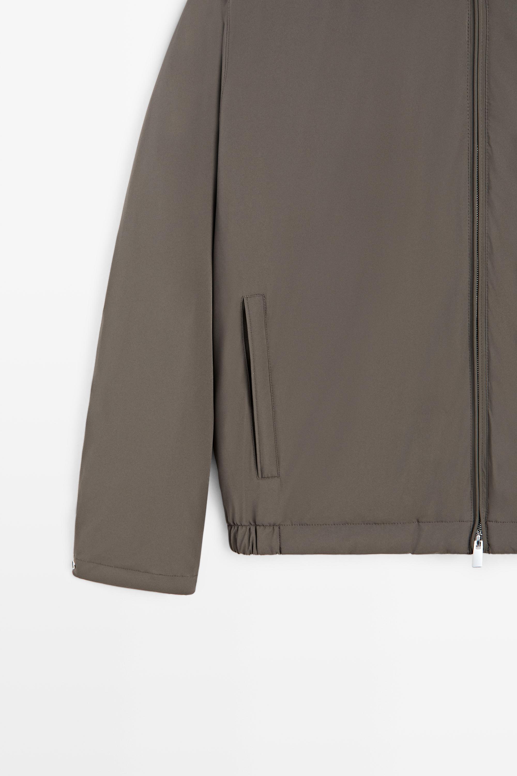 Lightweight quilted bomber jacket