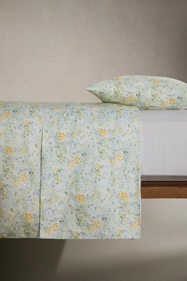 FLORAL PRINT DUVET COVER - Green by Zara - Image 2