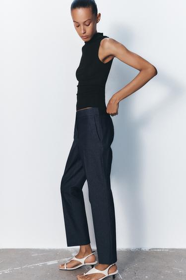 PANTALÓN TOBILLERO SOFT - Azul / Índigo de Zara