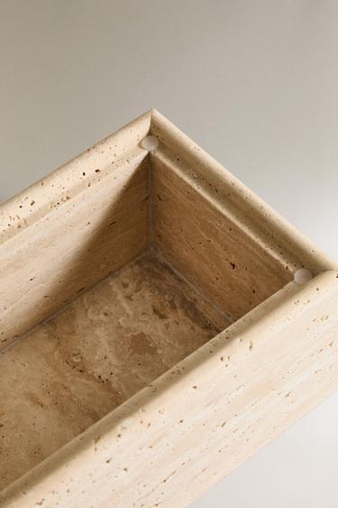 TRAVERTINE AND GLASS BOX - Beige by Zara - Image 2