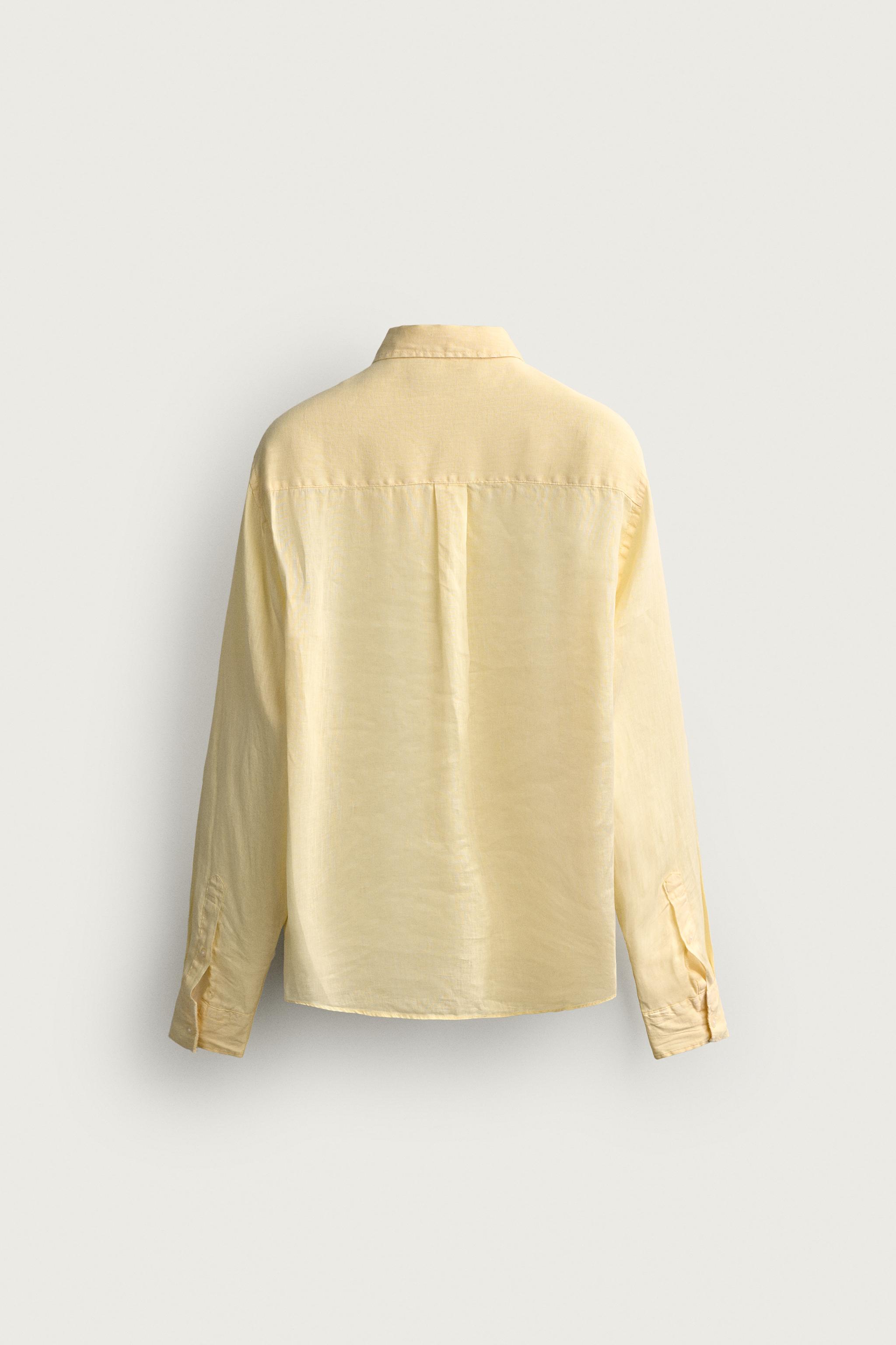 100% LINEN REGULAR FIT SHIRT