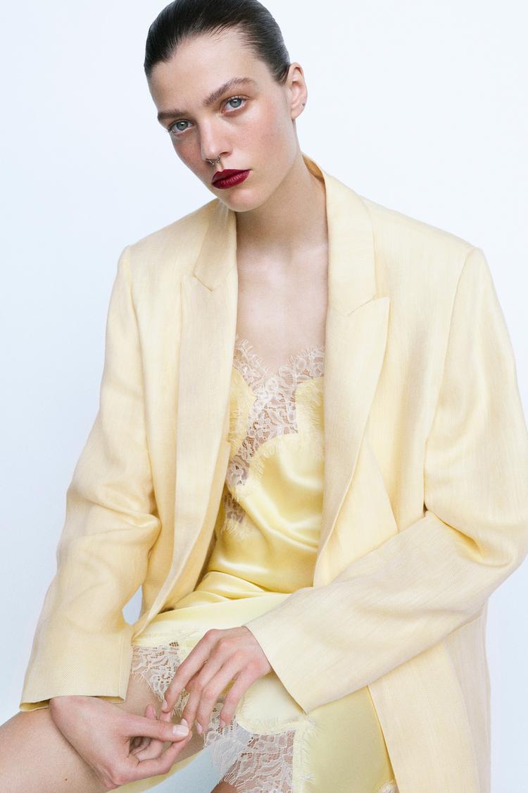 Abito Blazer Pizzo Zara Zara Abbigliamento Maglieria Vestiti