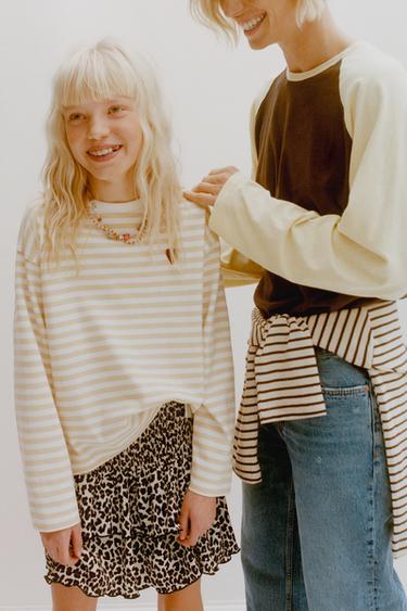 Zaras BYXKJOL MED DJUR-PRINT - Leopard