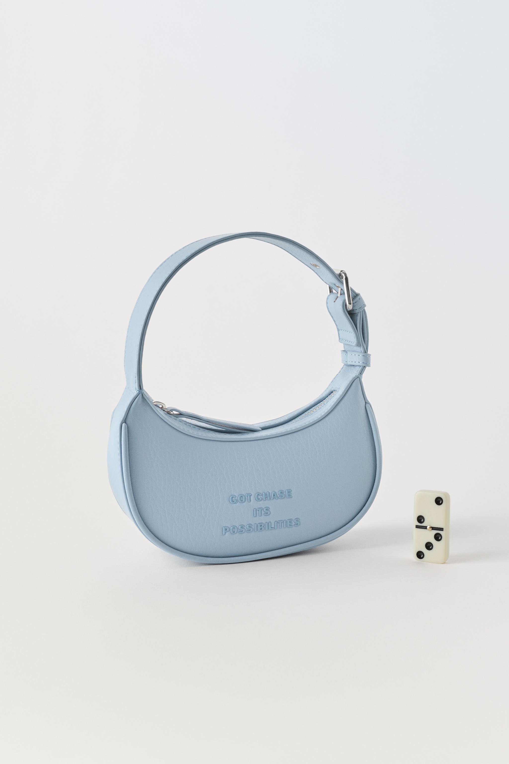 Zara best sale blue bag