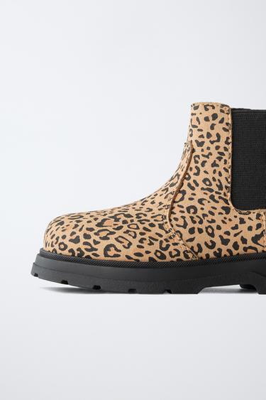 ANIMAL PRINT STRETCH BOOTS - Sand Brown by Zara - Image 5