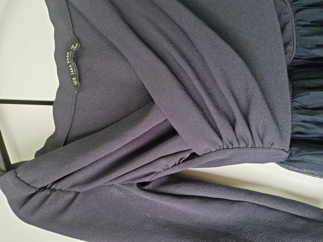 ZARA BLACK MIDI DRESS - Image 3