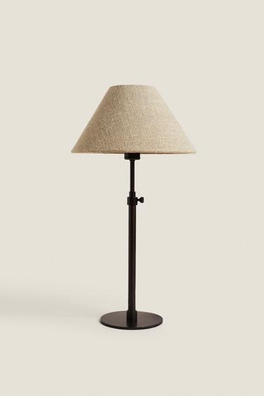 LAMPADA TAVOLO BASE METALLO - Beige chiaro di Zara