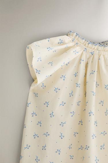 CHILDREN'S FLORAL DRESS - Cream by Zara - Image 2