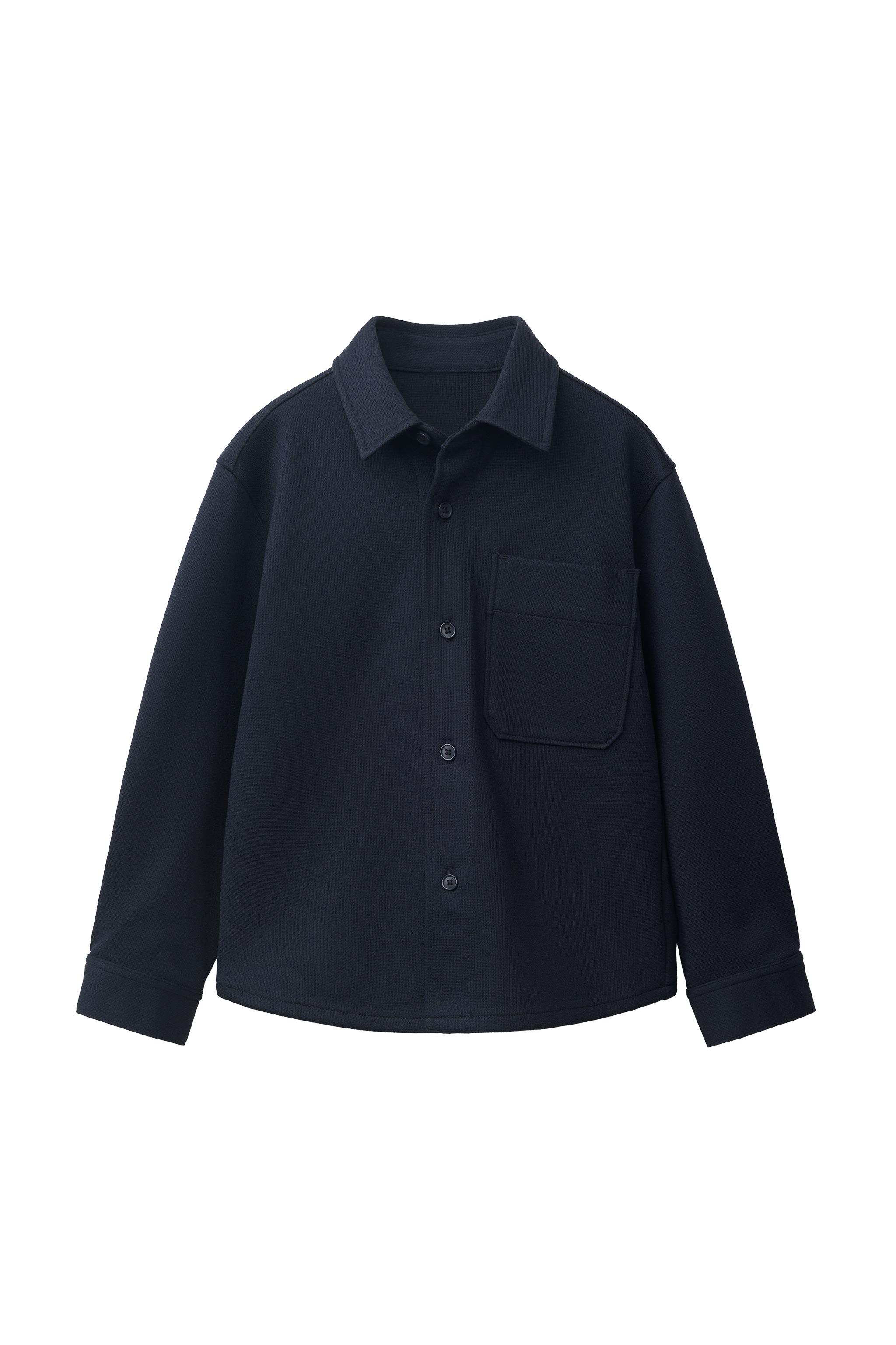 コンフォート ポケット シャツジャケット - ネイビーブルー | ZARA 