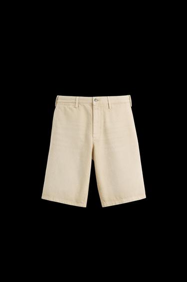 Zara BAGGY FIT BERMUDA SHORTS © OTIS KWAME KYE QUAICOE - taupe brown - Image 0