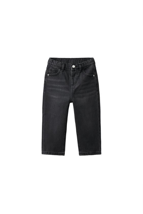 Zara STRAIGHT JEANS - Black - Image 0