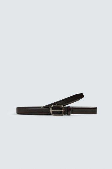 CINTURÓN PIEL AARON LEVINE X ZARA - Marrón de Zara