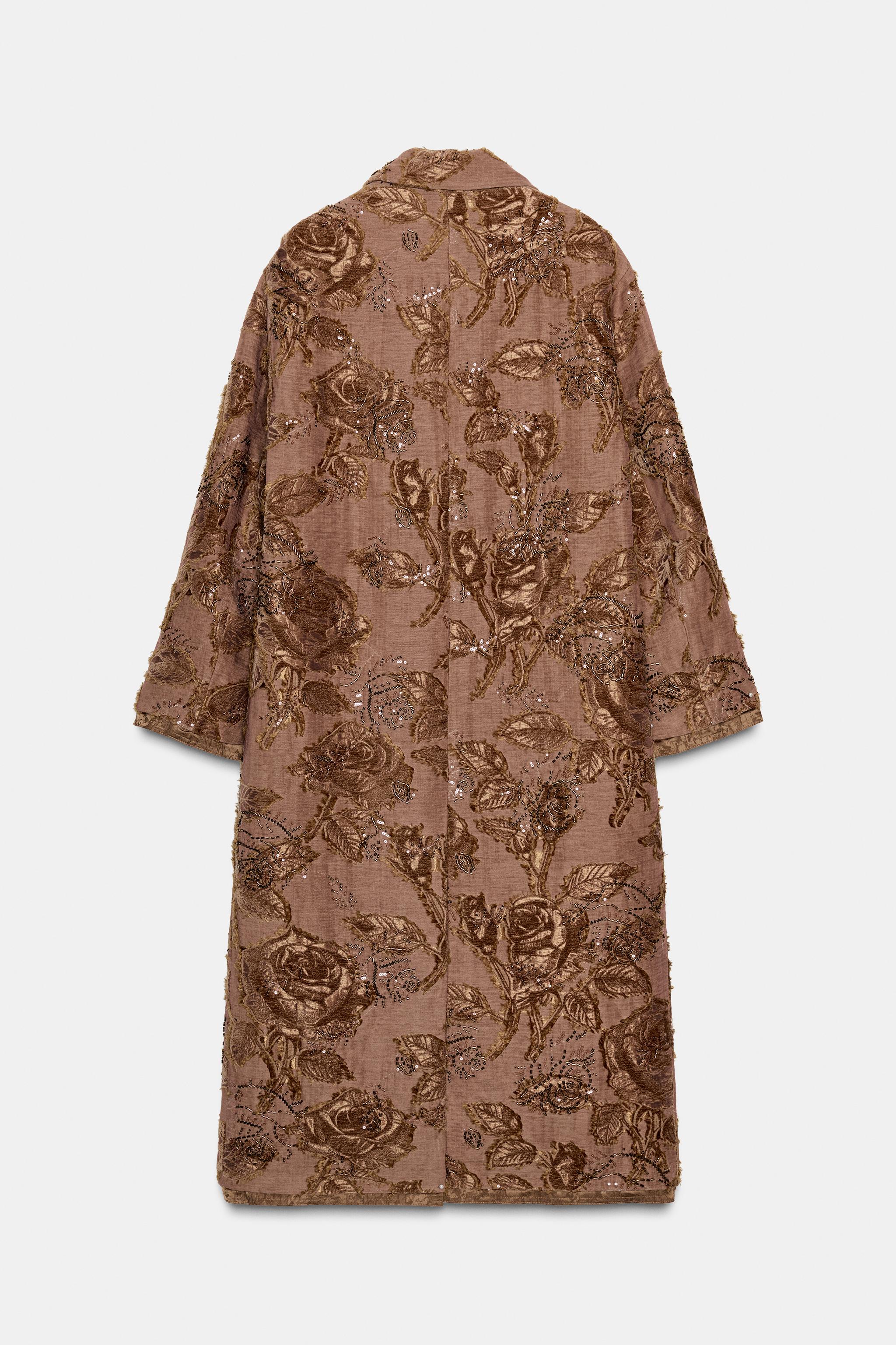 ZW COLLECTION LIMITED EDITION EMBROIDERED LONG COAT