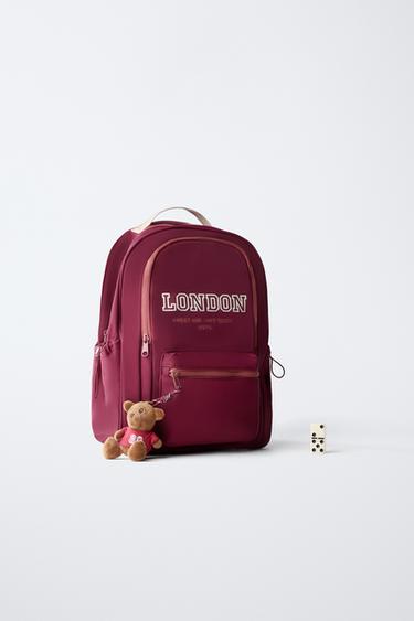 SAC À DOS SCOLAIRE LONDON - Grenat de Zara - Image 5