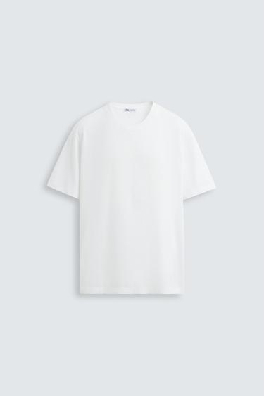 BASIC MEDIUM WEIGHT T-SHIRT - White by Zara