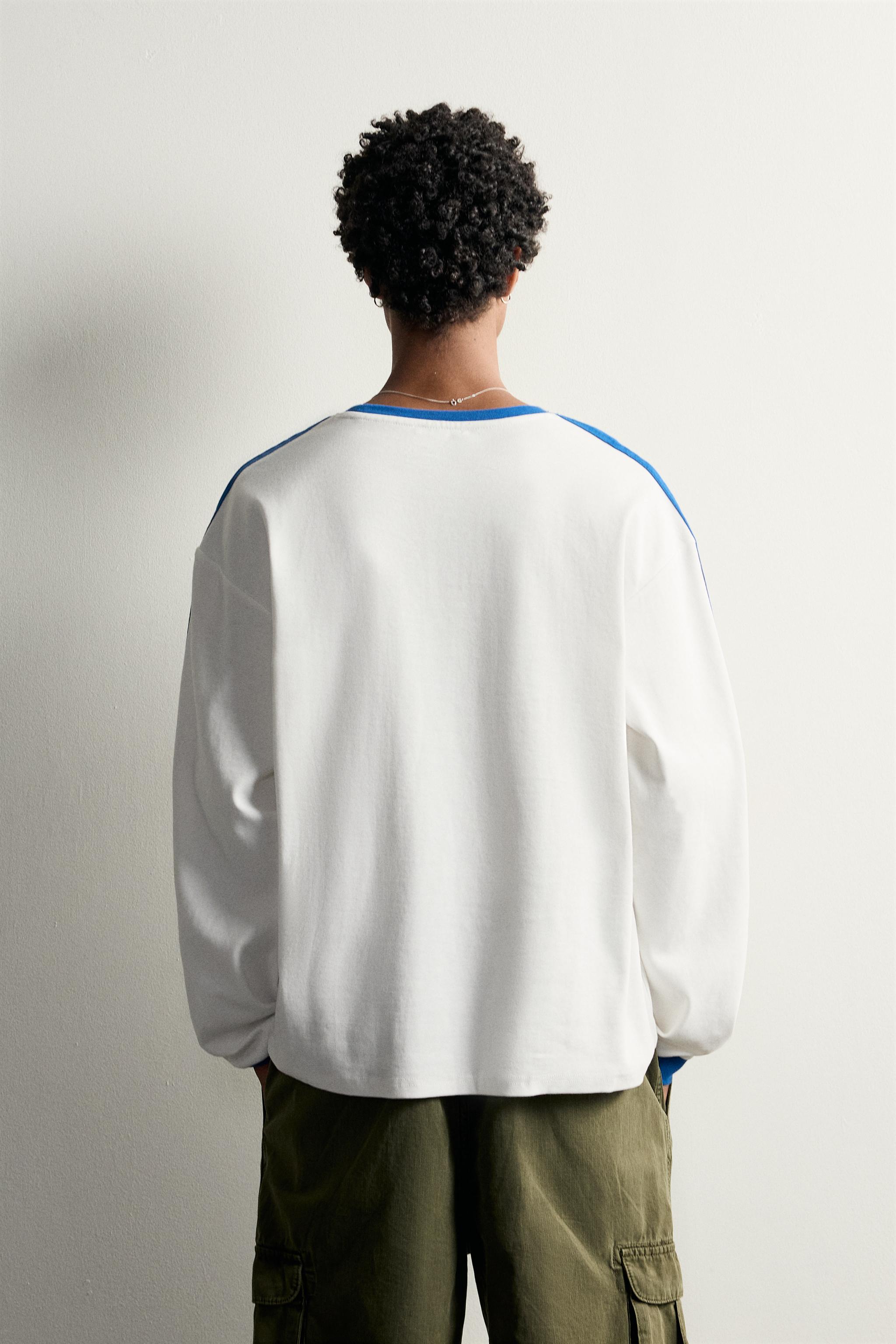 BERLIN CONTRAST STRIPE T-SHIRT