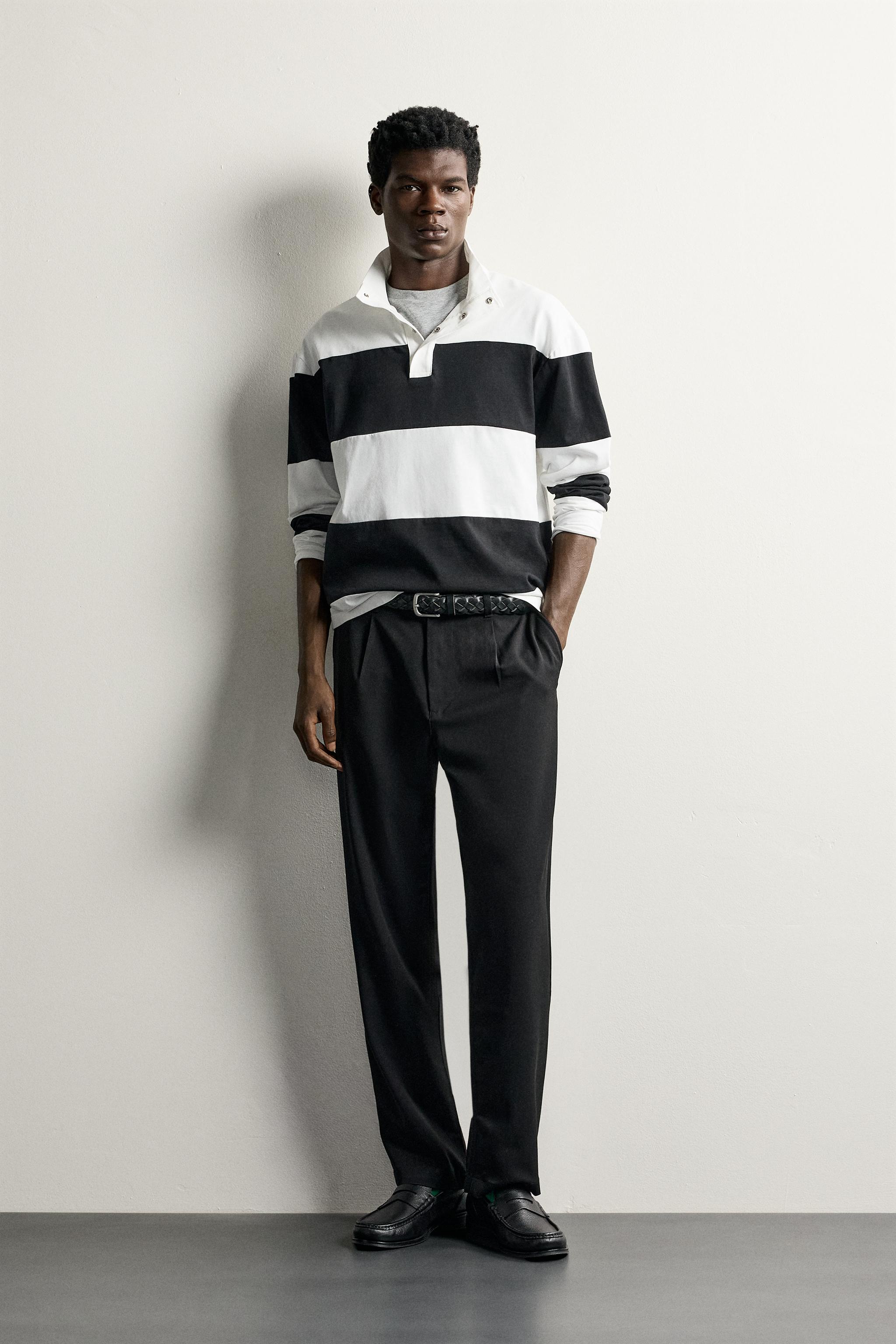 Zara RELAXED FIT PİLİLİ PANTOLON