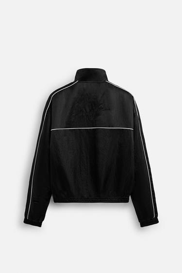 EMBROIDERED BOMBER JACKET© OTIS KWAME KYE QUAICOE - Black by Zara - Image 8