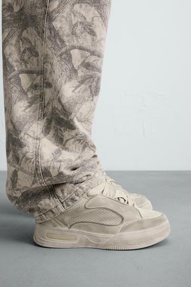 ZAPATILLA VOLUMEN DESGASTADA - Blanco Hueso de Zara - Imagen 0