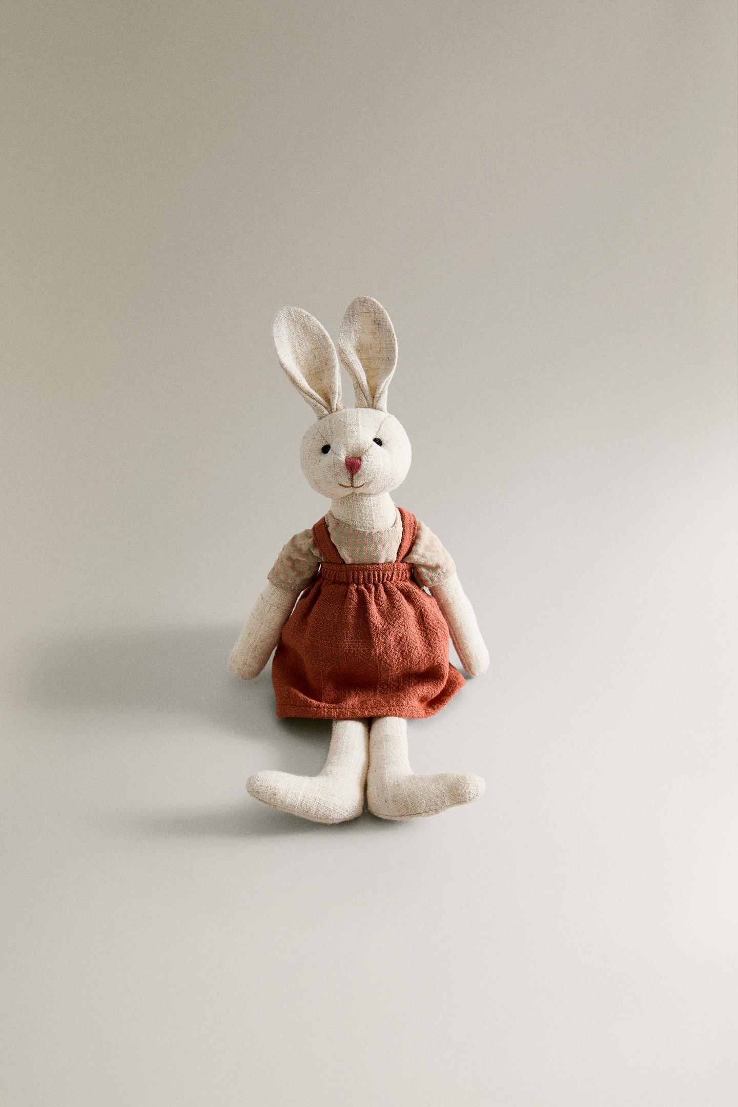 Детская мягкая игрушка Zara KIDS’ Bunny Plush Toy, цвет: Разноцветный — фото 1