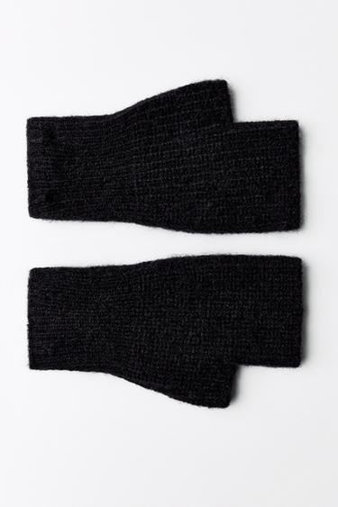 MITAINES COURTES CÔTELÉES - Noir de Zara - Image 6