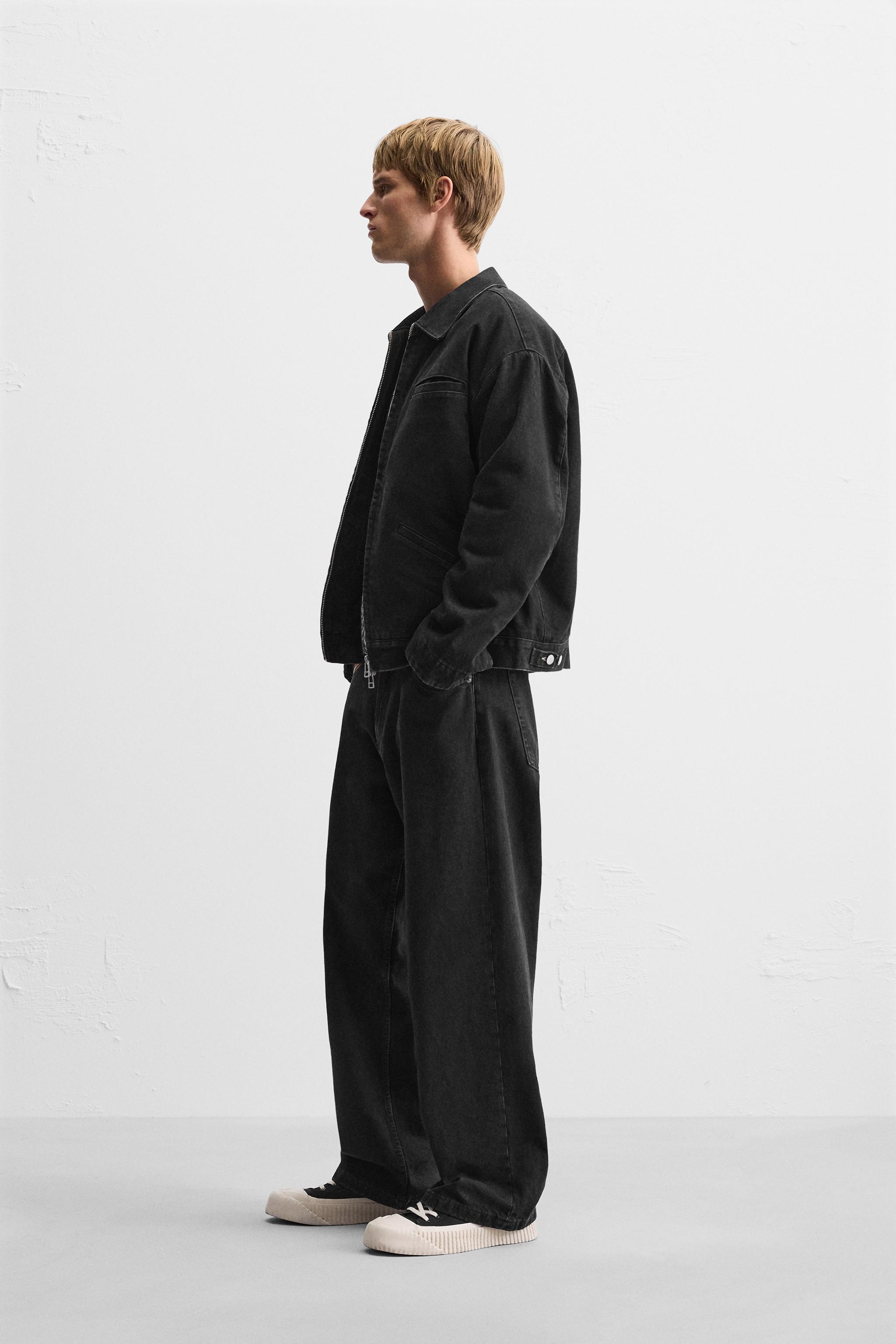 コンビネーションデニムジャケット - ブラック | ZARA Japan / 日本 コンビネーションデニムジャケット - ブラック | ZARA Japan / 日本