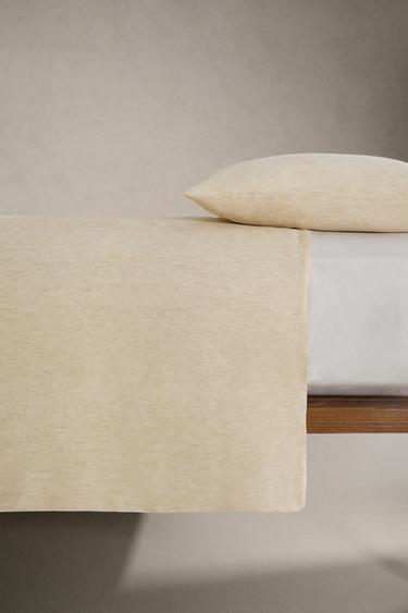 TEXTURED STRIPED DUVET COVER - Oyster-white by Zara - Image 2