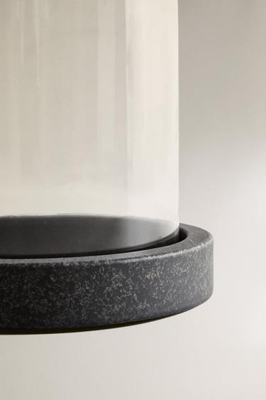 VASE LANTERNE EN VERRE - Noir de Zara - Image 3
