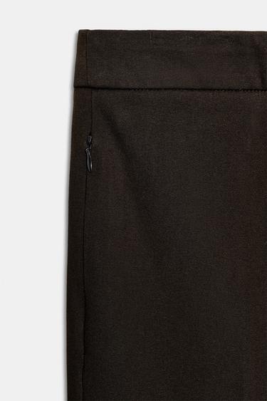 PANTALON MINI FLARE - Marron de Zara - Image 7