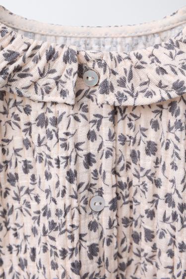 CHEMISE À IMPRIMÉ FLEURI - Écru de Zara - Image 2