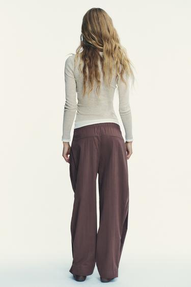 DOUBLE EFFECT T-SHIRT - Beige marl by Zara - Image 3