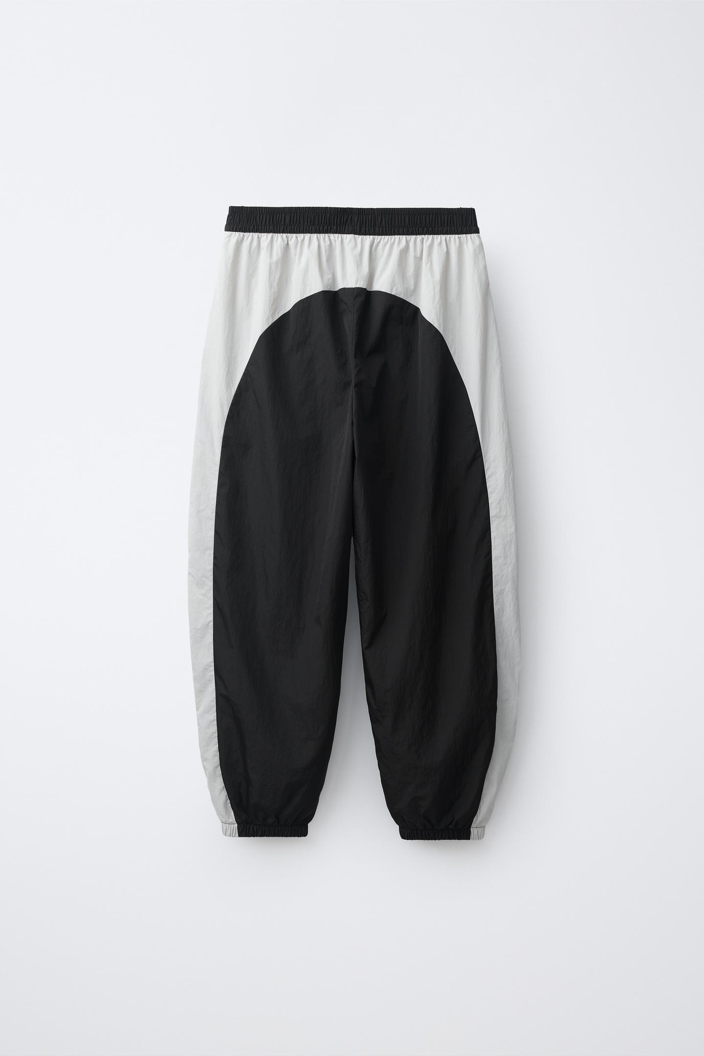Детские брюки Zara Combined Nylon, цвет: Чёрный — фото 2