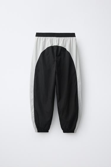 COMBINED NYLON PANTS — Black 2