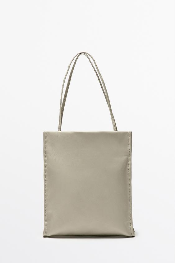 Nappa leather double compartment bag from Zara - $220