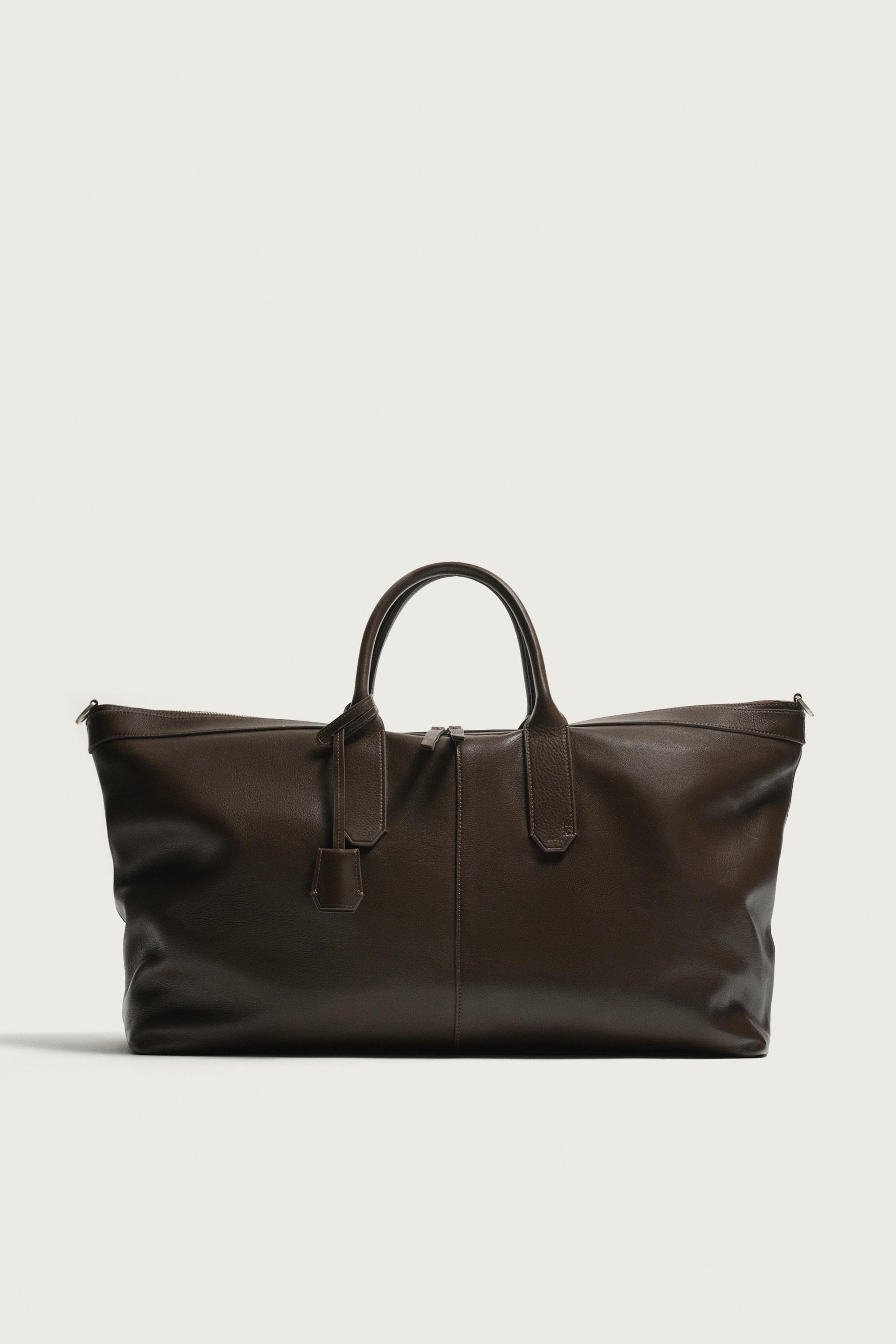 LEATHER SHOPPER BAG