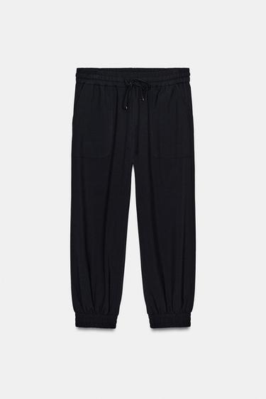 PANTALÓN JOGGER - Azul de Zara